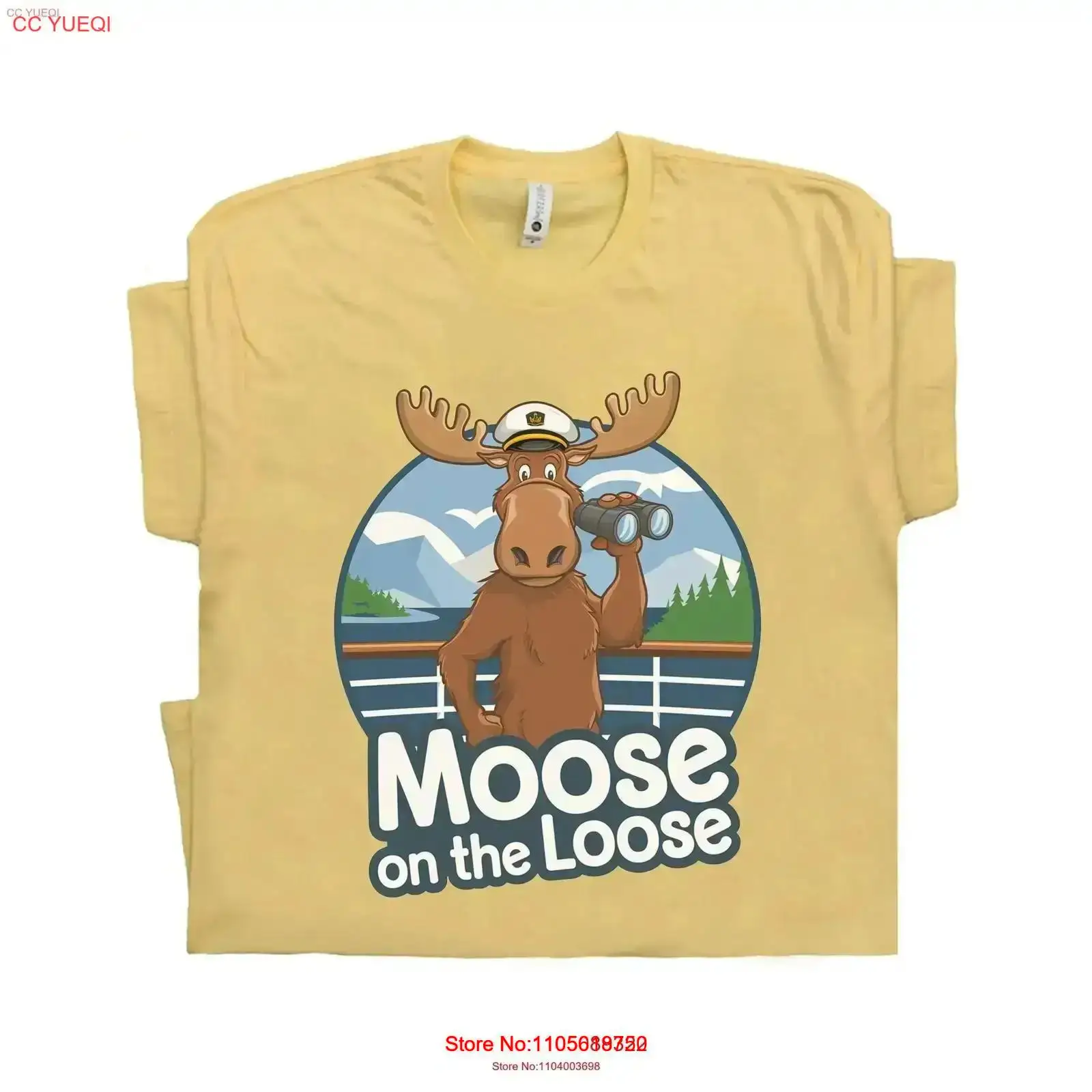 Outdoor Adventure Group - Moose Alaska Cruise T Shirt Wildlife