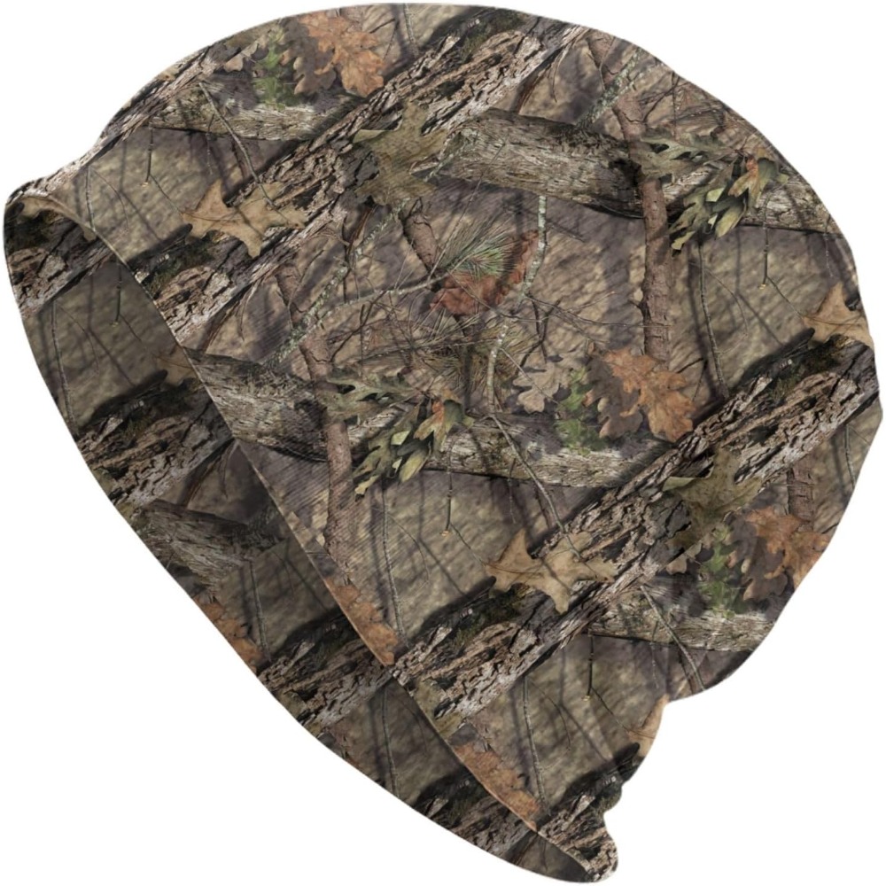 Outdoor Adventure Friends - Leaf - Camo Print Beanie, Soft