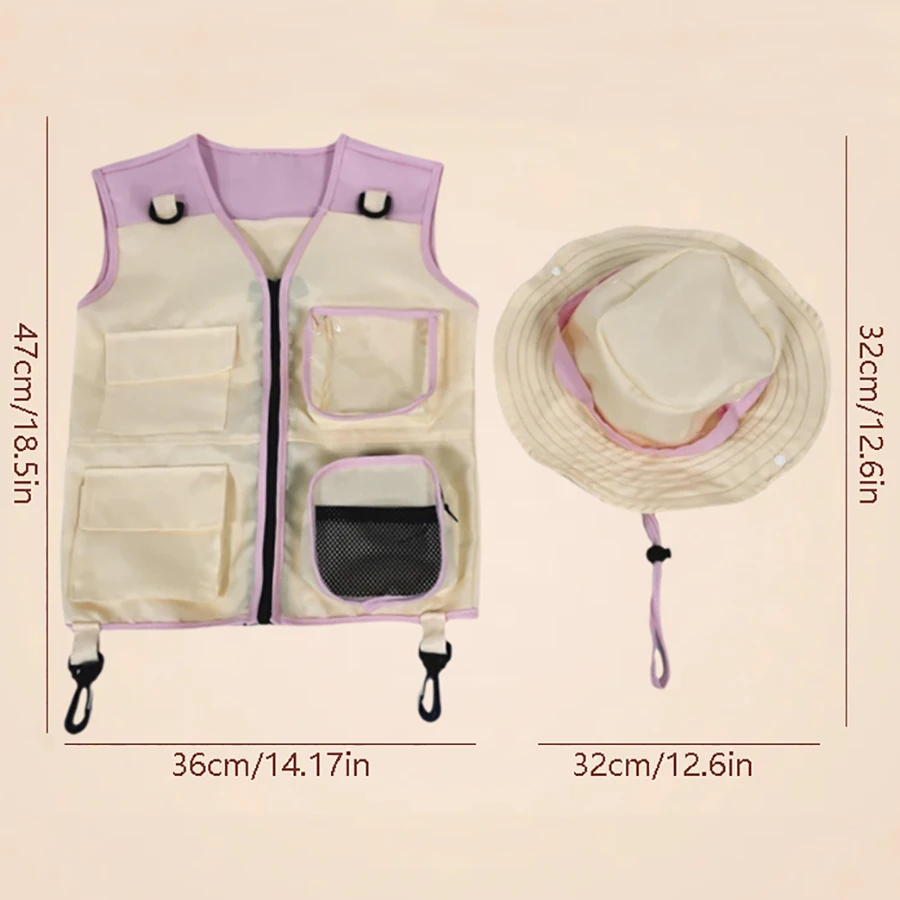Children Explorer Vest Hat Sui - đánh giá và giá Outdoor Adventure Kids Party
