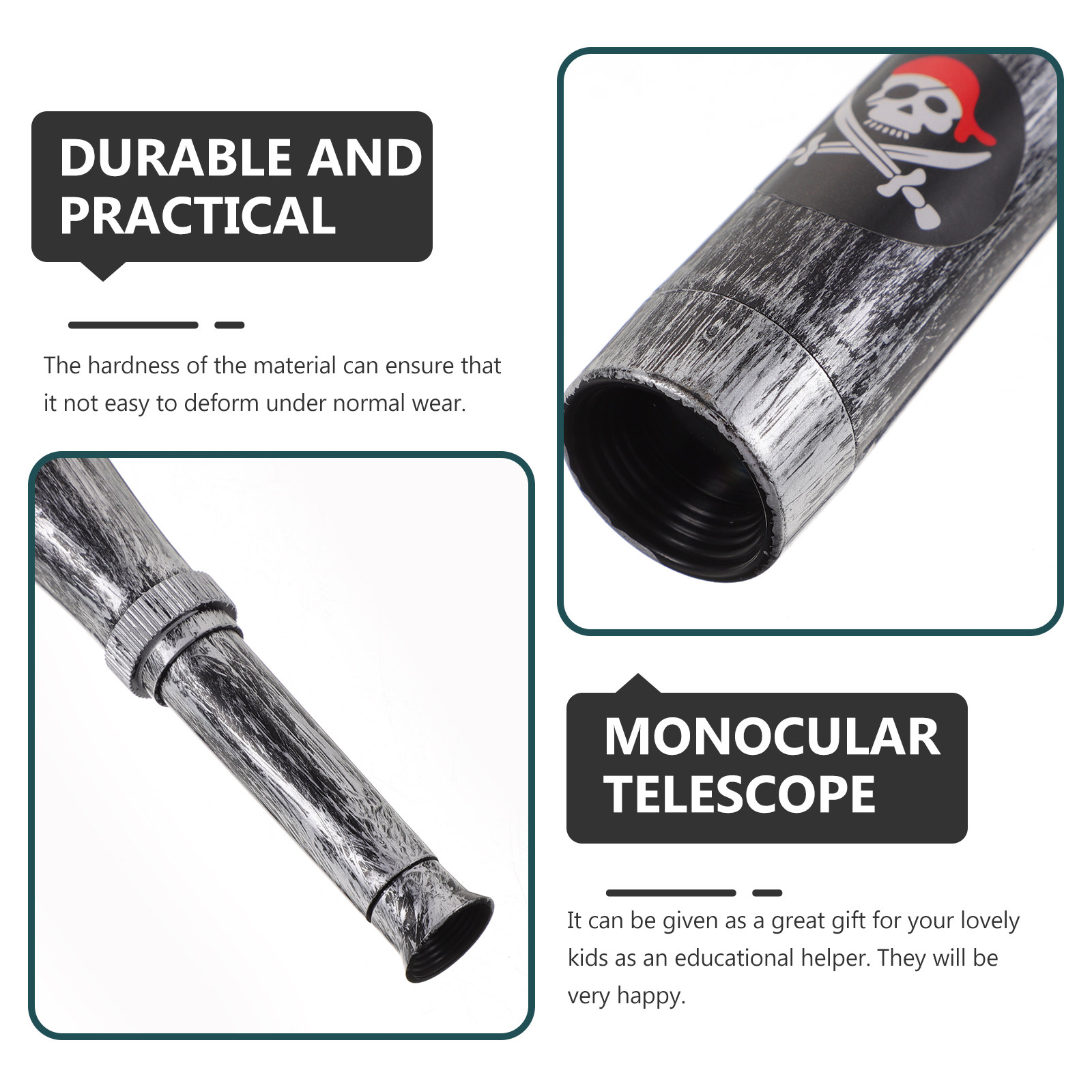6Pcs Kids Pirate Monocular Tel - đánh giá và giá Outdoor Adventure Kids Party