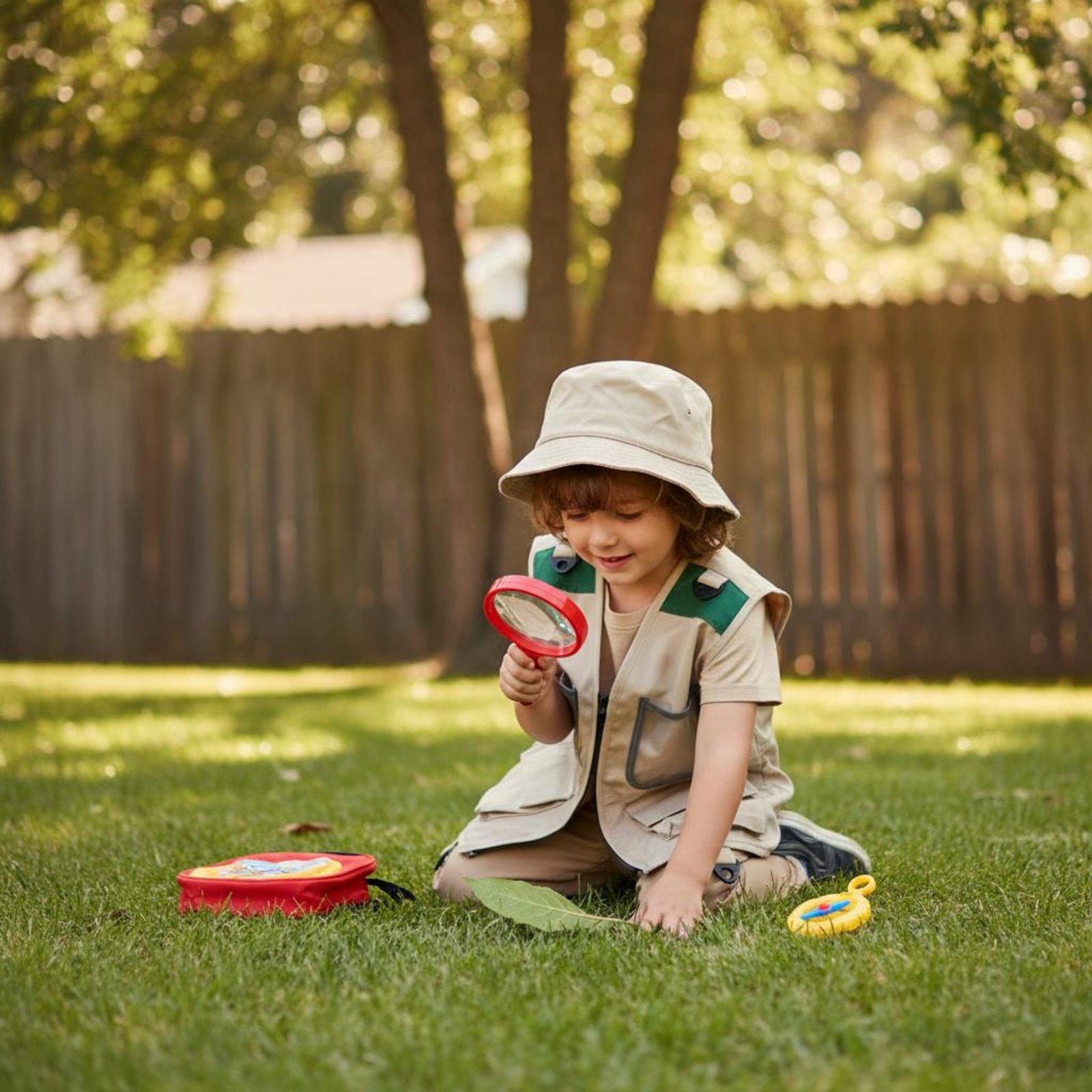 Kids Explorer Vest & Hat Set M - đánh giá và giá Outdoor Adventure Kids Party