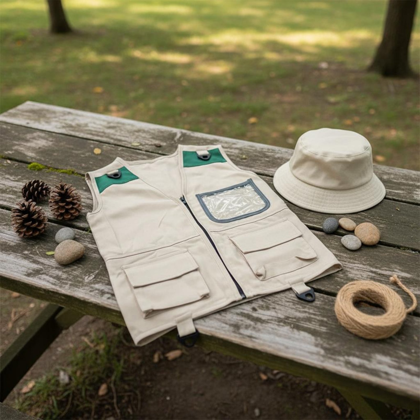 Kids Explorer Vest & Hat Set M - đánh giá và giá Outdoor Adventure Kids Party