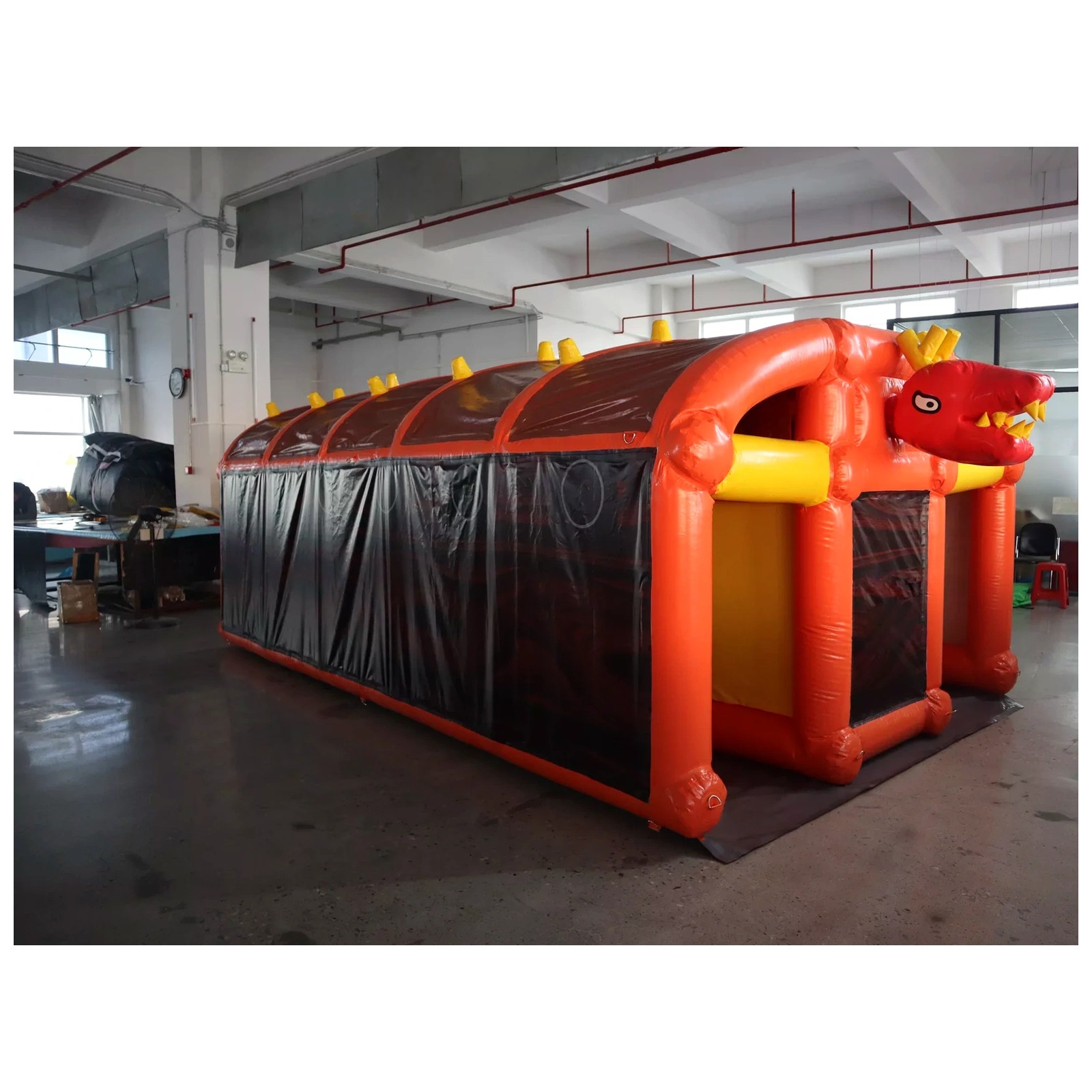 Mê cung bơm hơi màu cam lớn 3x - đánh giá và giá Outdoor Adventure Kids Party