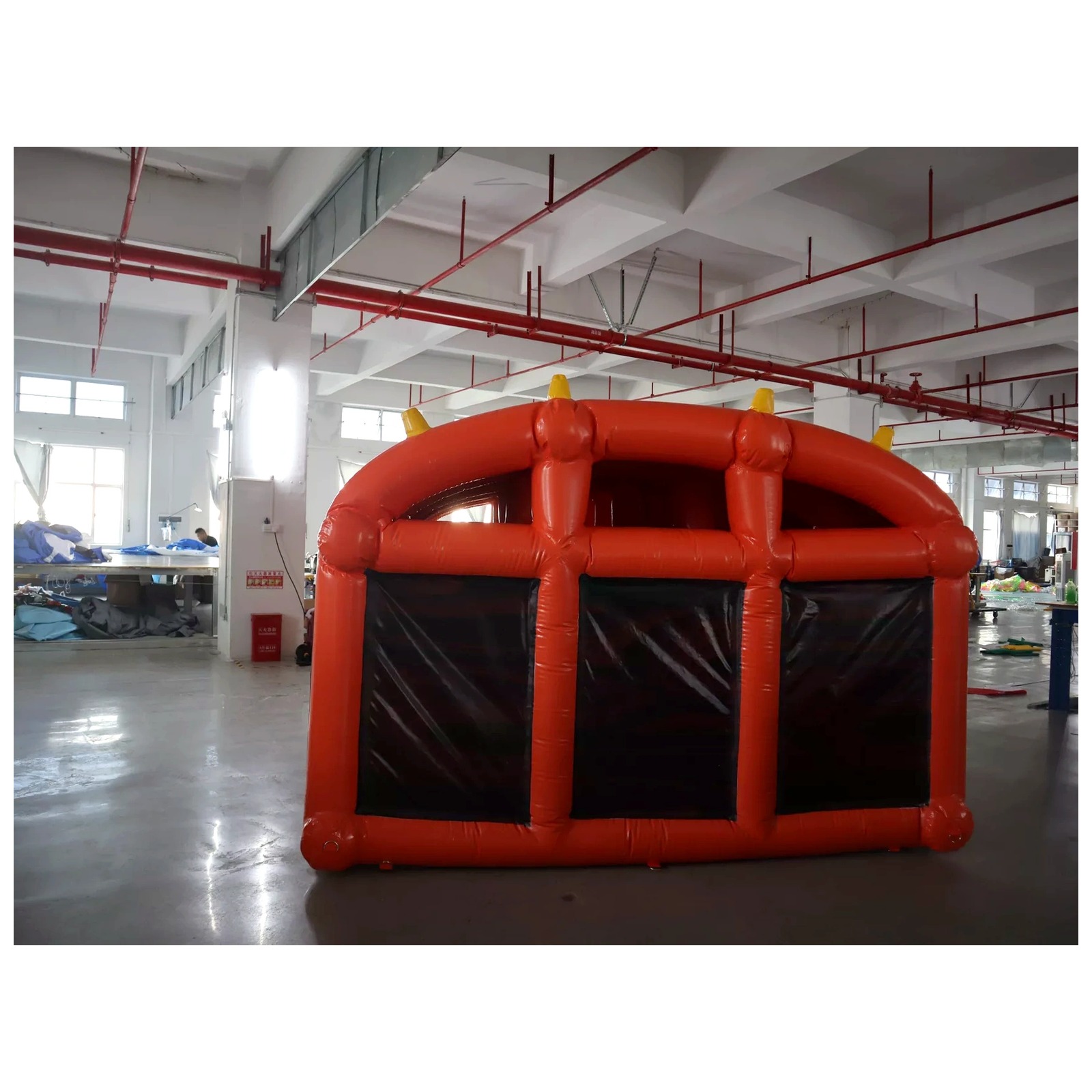 Mê cung bơm hơi màu cam lớn 3x - đánh giá và giá Outdoor Adventure Kids Party