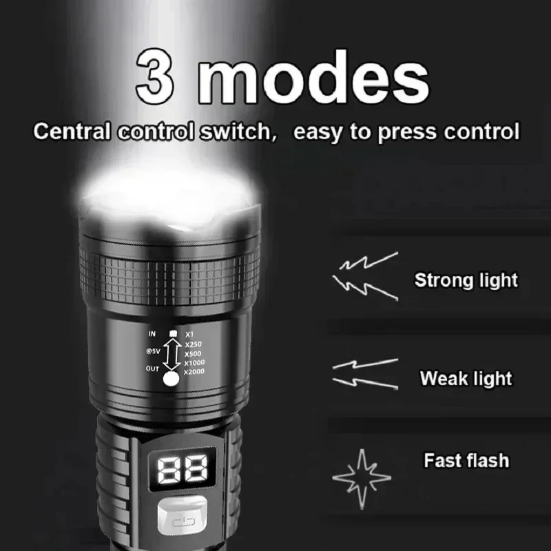 Rechargeable LED Flashlight 10 - đánh giá và giá Outdoor Adventure Trips