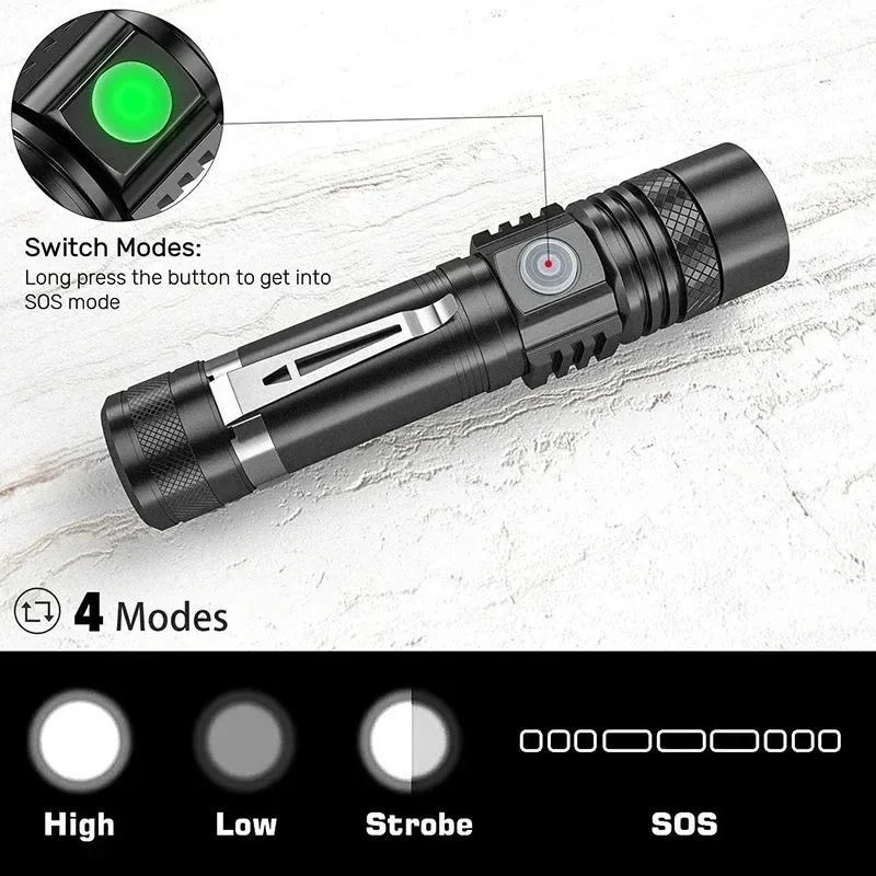Rechargeable T6 Handheld Flash - đánh giá và giá Outdoor Adventure Travel