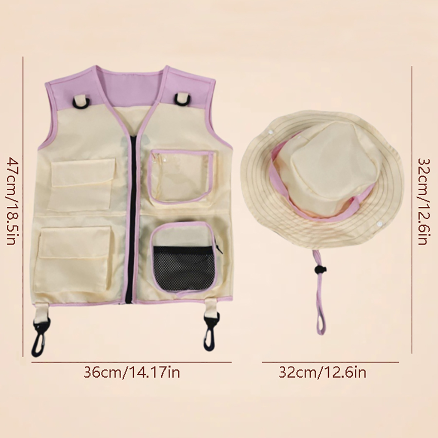 Children Explorer Vest Hat Sui - đánh giá và giá Outdoor Adventure Kids Party