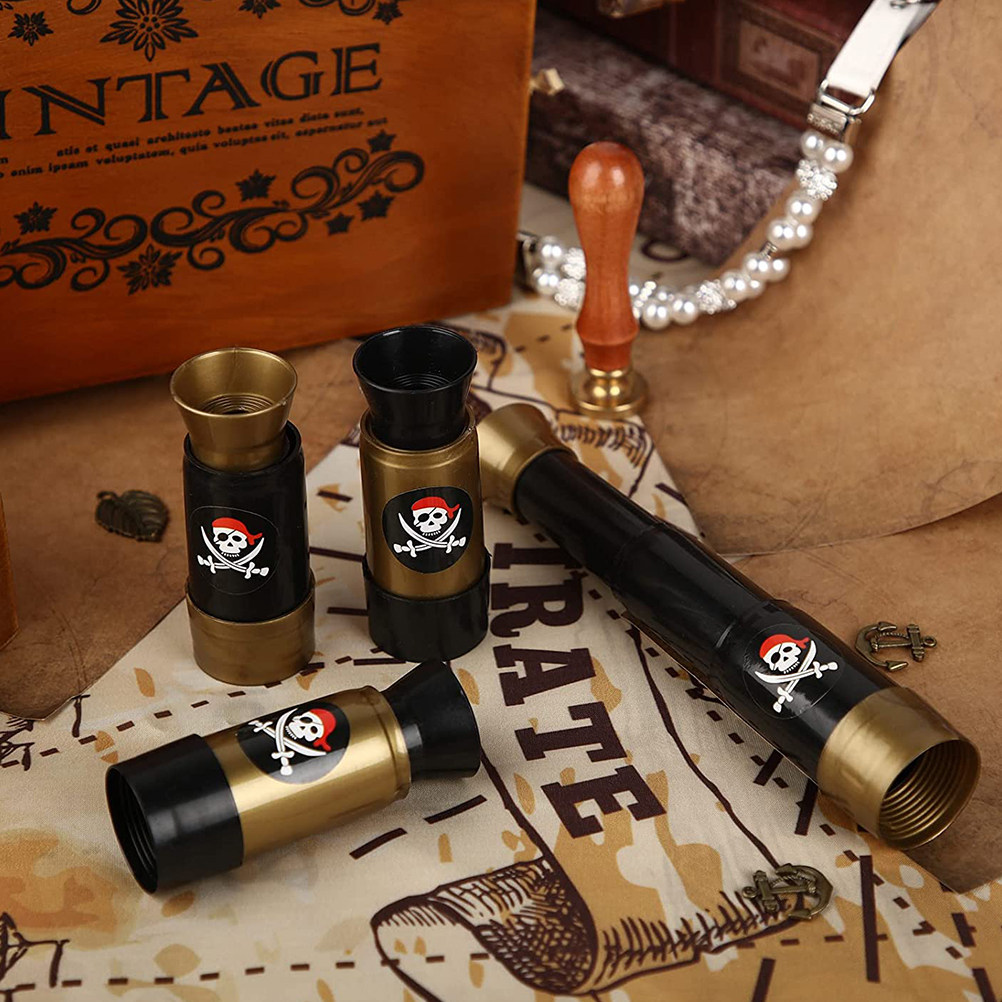 12Pcs Kids Pirate Telescope Se - đánh giá và giá Outdoor Adventure Kids Party