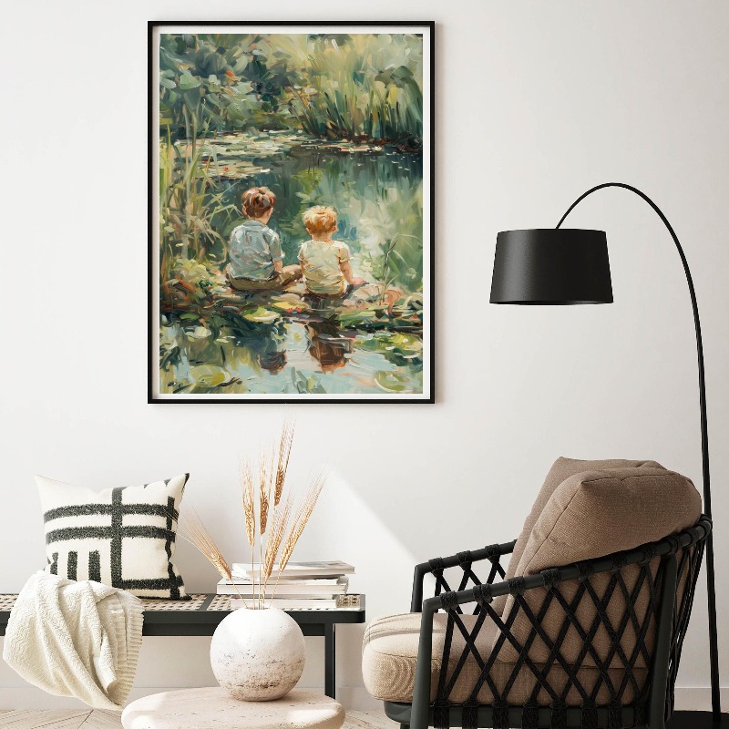 Vintage Boys Room Art Poster B - đánh giá và giá Outdoor Adventure Boys