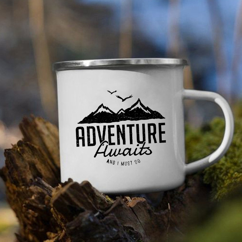 Adventure Awaits Camping Mugs  - đánh giá và giá Outdoor Adventure Friends