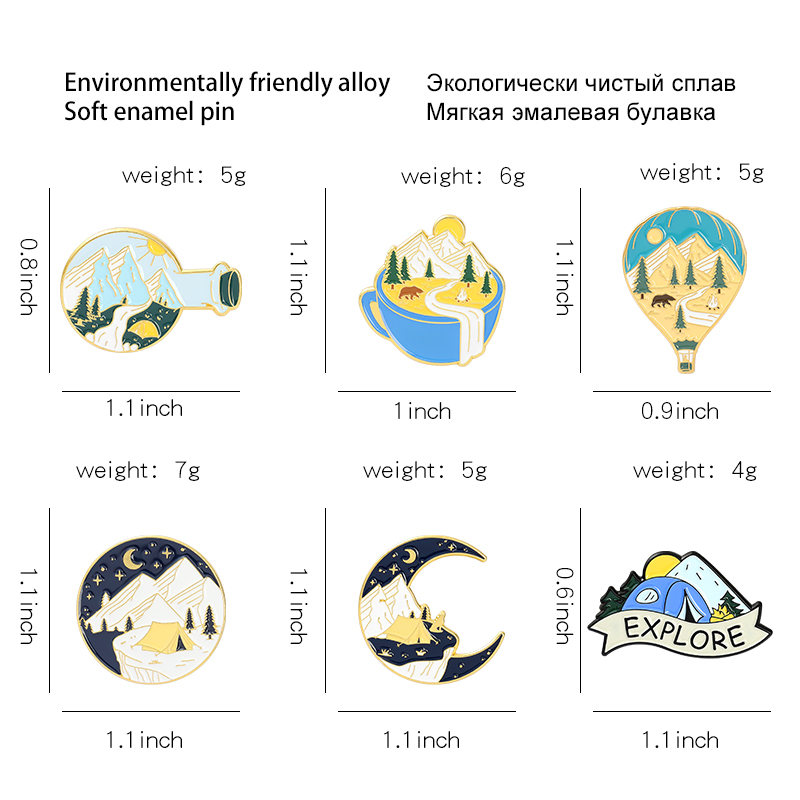Camping Adventure Enamel Pins  - đánh giá và giá Outdoor Adventure Friends