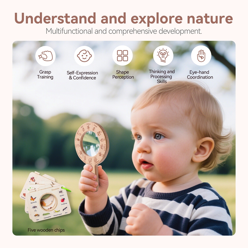 Wooden Magnifying Glass Outdoo - đánh giá và giá Outdoor Adventure Education
