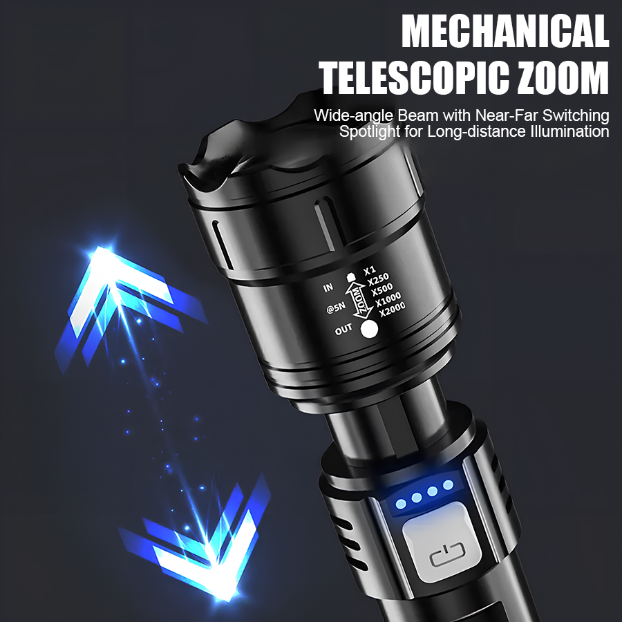 High Power P50 LED Flashlight  - đánh giá và giá Outdoor Adventure Trips