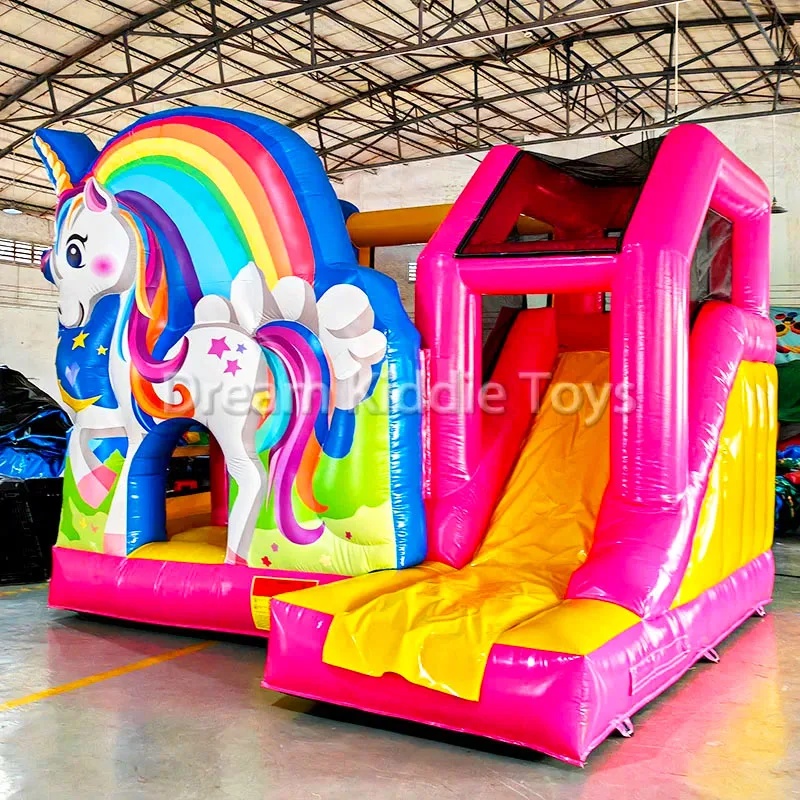 Unicorn Rainbow PVC Inflatable - đánh giá và giá Outdoor Adventure Kids Party
