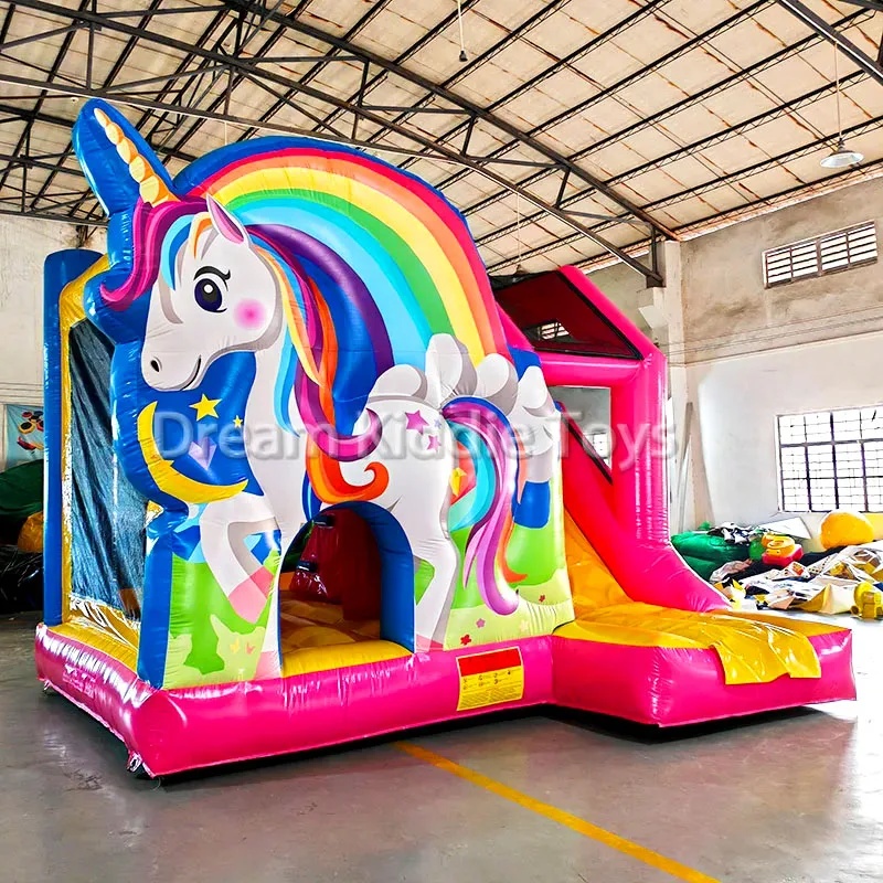 Unicorn Rainbow PVC Inflatable - đánh giá và giá Outdoor Adventure Kids Party