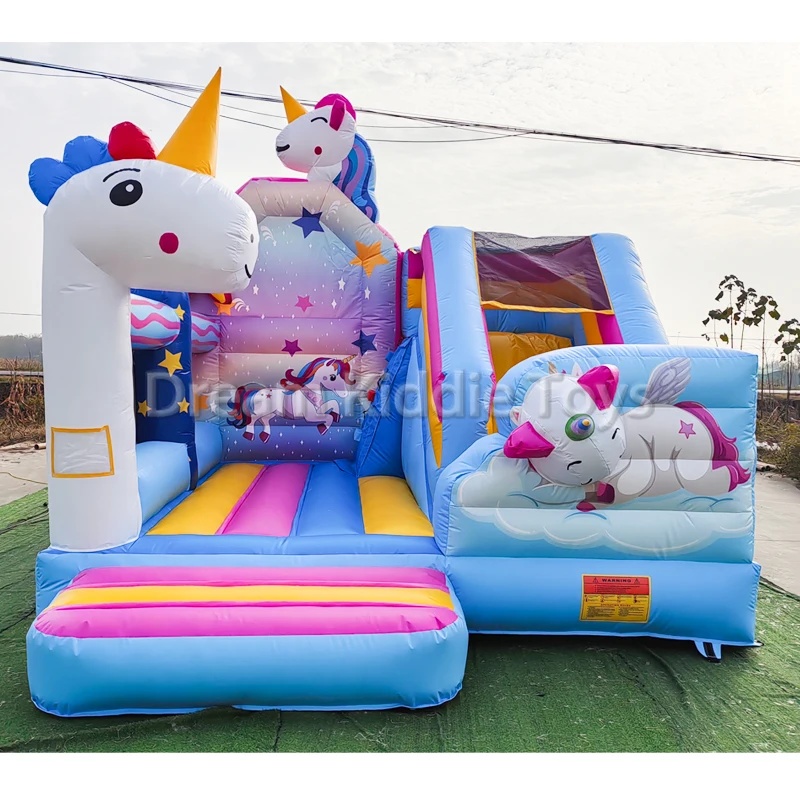Unicorn Rainbow PVC Inflatable - đánh giá và giá Outdoor Adventure Kids Party