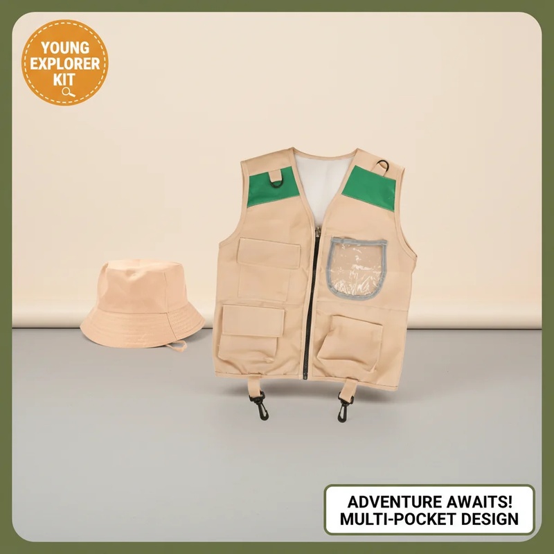 COSKids Safari Explorer Vest & - đánh giá và giá Outdoor Adventure Boys
