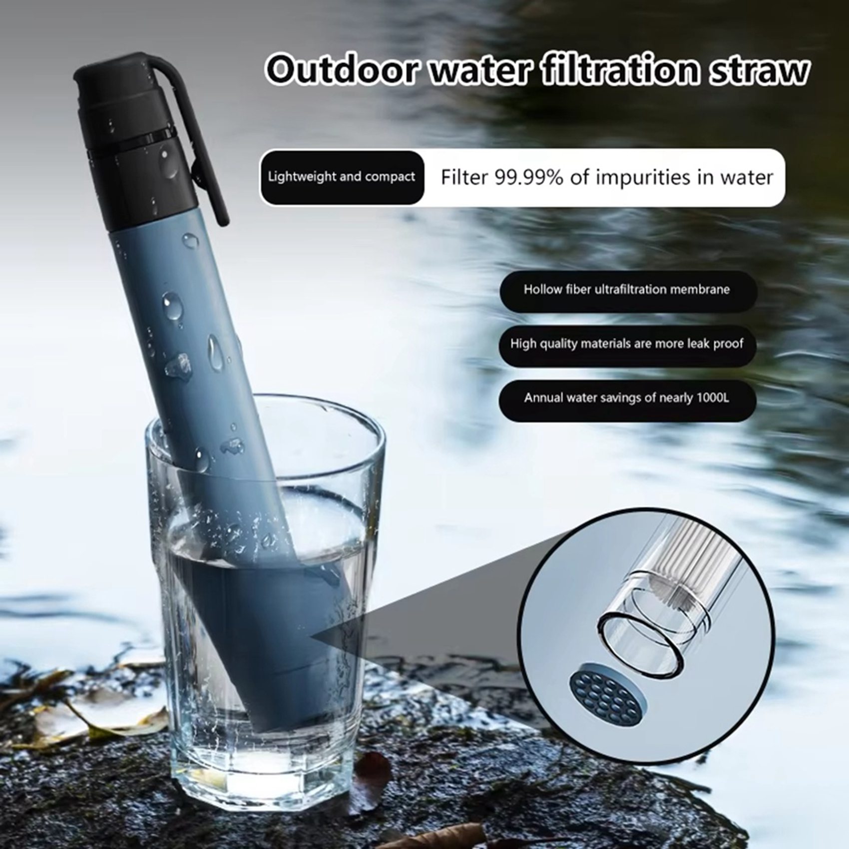 【SPECIAL】2X Portable Water Fil - đánh giá và giá Water Filter Straw