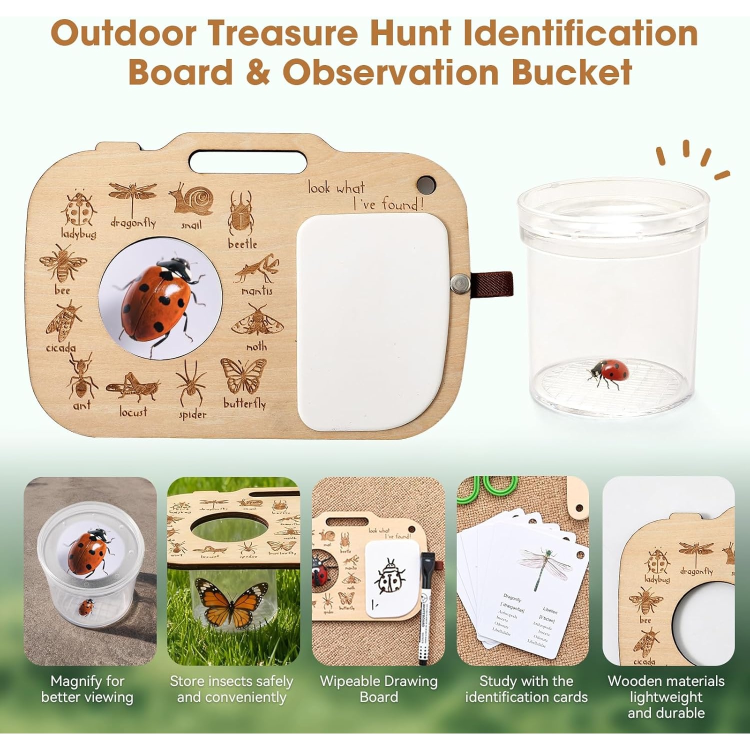 Bug Catcher Kit for Kids with  - đánh giá và giá Outdoor Adventure Boys