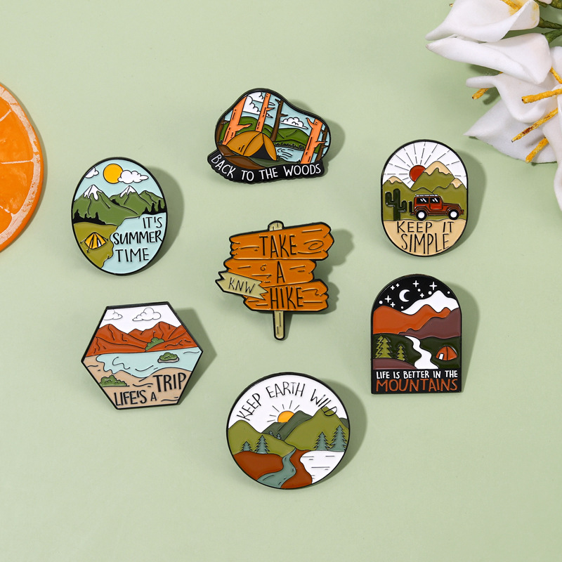 Camping Outdoors Enamel Pins C - đánh giá và giá Outdoor Adventure Friends