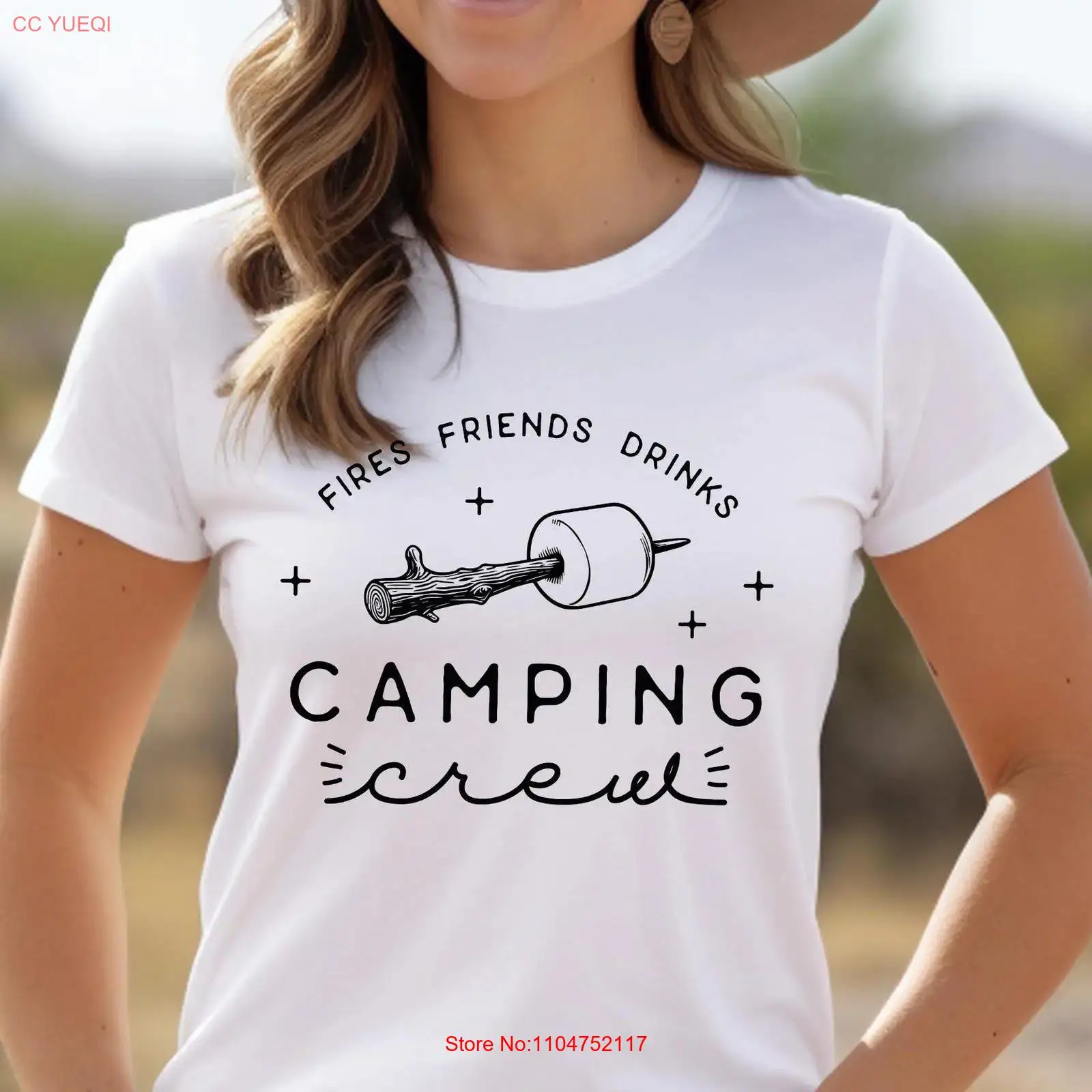 Camping Crew T Shirt Fires Fri - đánh giá và giá Outdoor Adventure Friends